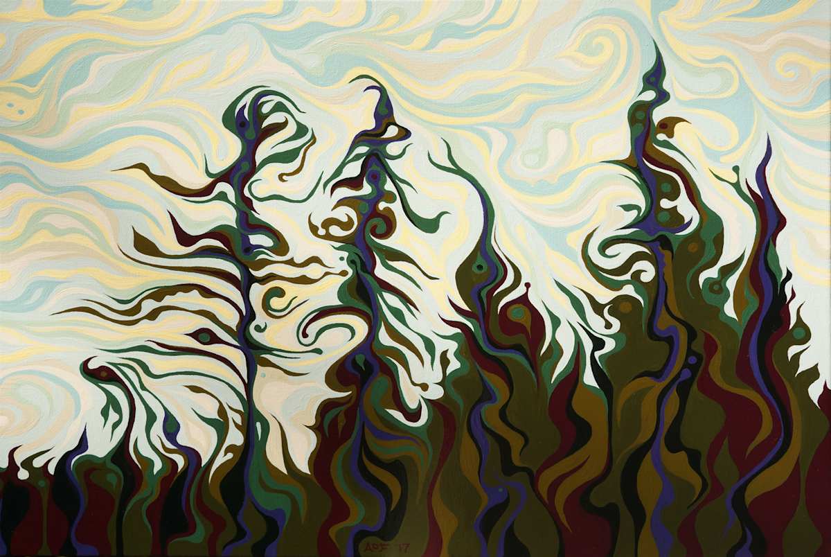 Joyful Pines, Whispering Lines by Amy Ferrari, Image 1.