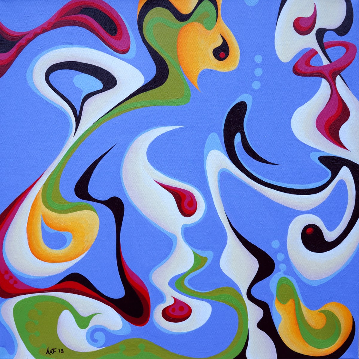 Purple Lyric 1 by Amy Ferrari 