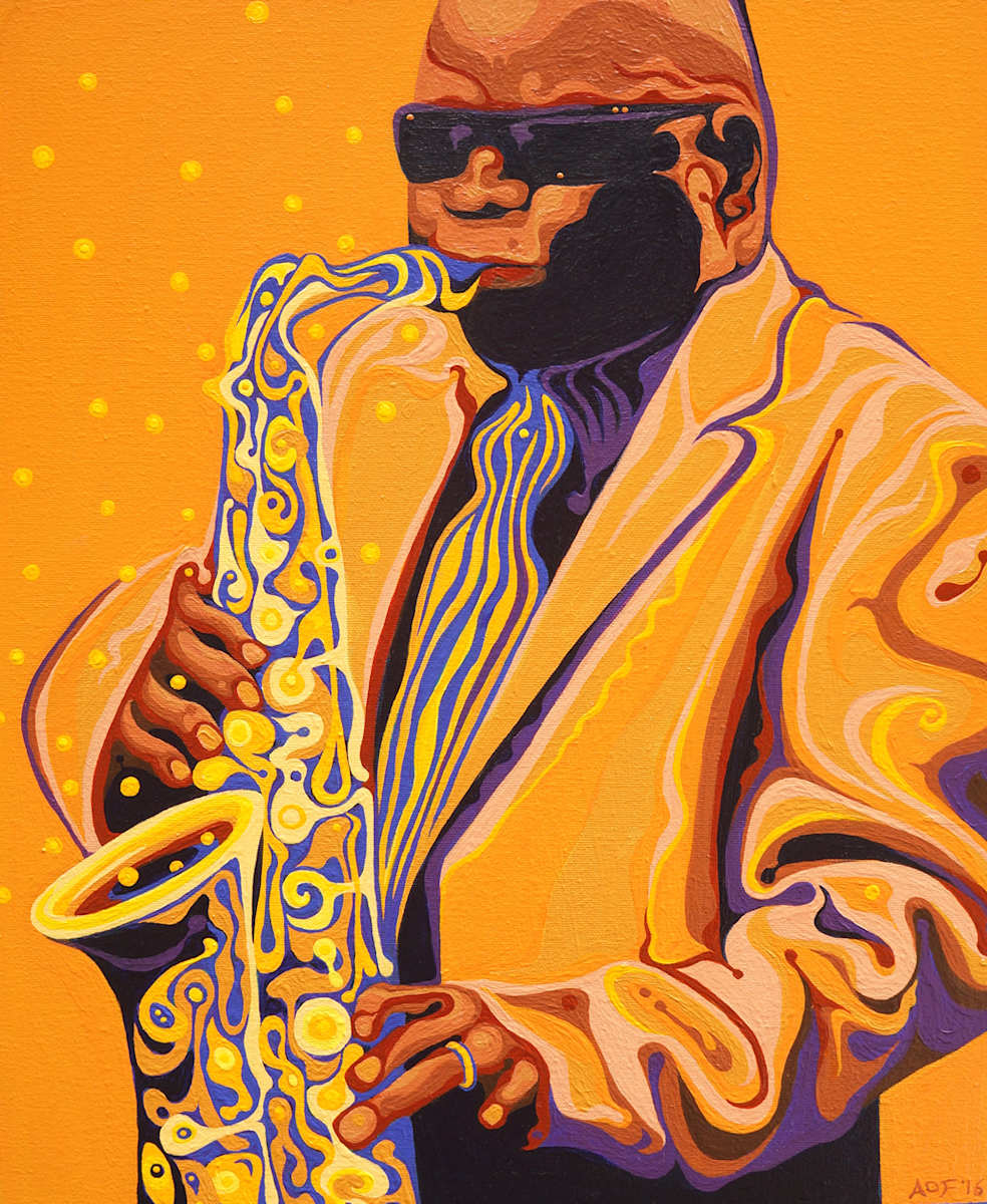 Stone Sloan Saxophone by Amy Ferrari, Image 1.