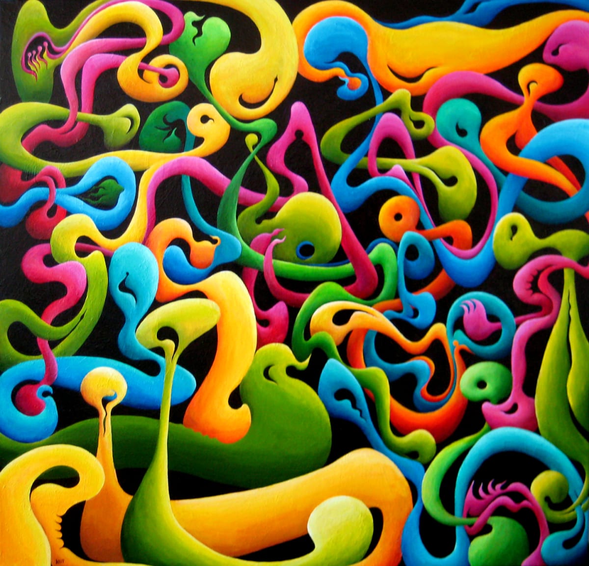 Tropical Tangle Tango by Amy Ferrari 