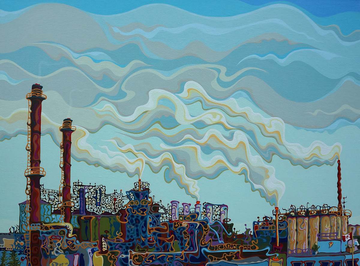 Contrails From the Trellis by Amy Ferrari, Image 1.