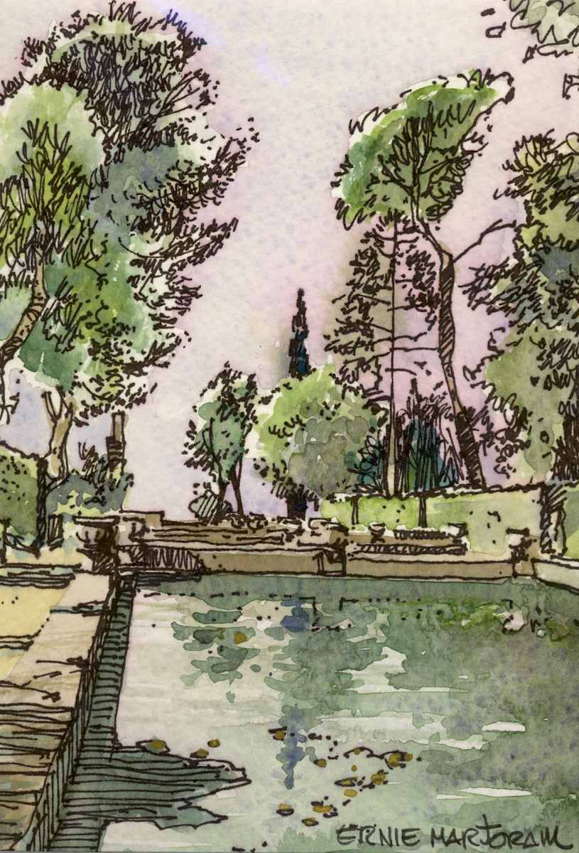 Villa d'Este, Tivoli by Ernie Marjoram 