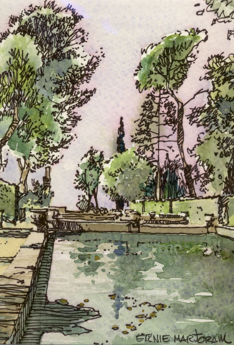 Villa d'Este, Tivoli by Ernie Marjoram, Image 1.