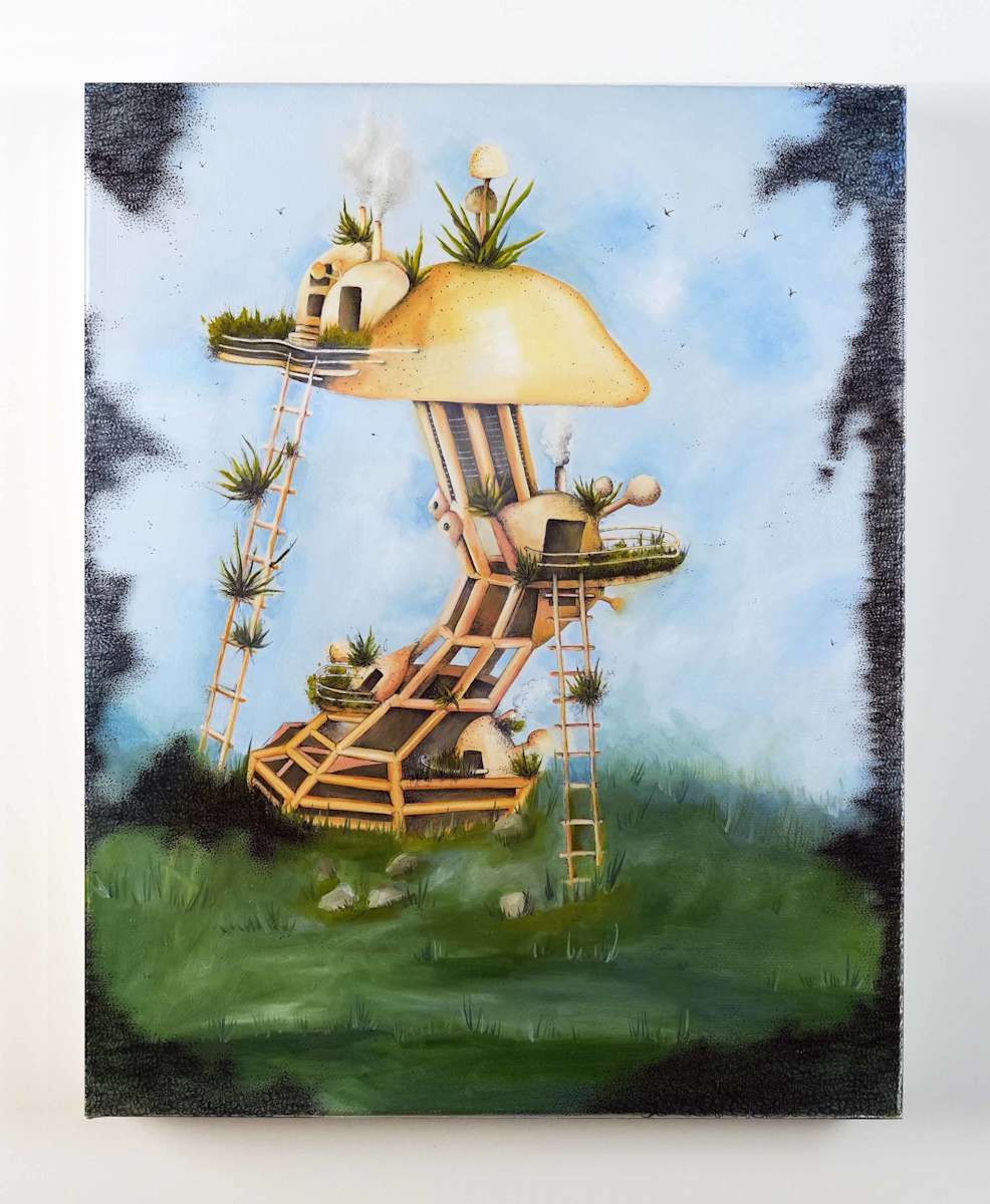 Tranquil Shroom by Somaya Etemad 
