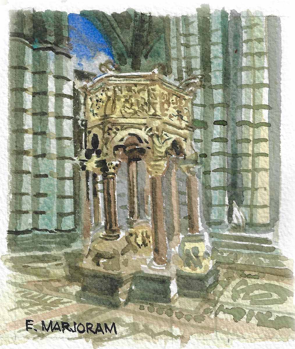 Pulpit, Siena Cathedral by Ernie Marjoram 