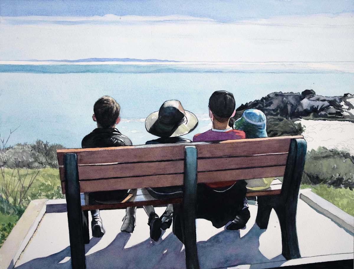 Shell Beach Bluff Trail by Debra Reynolds, Image 1.