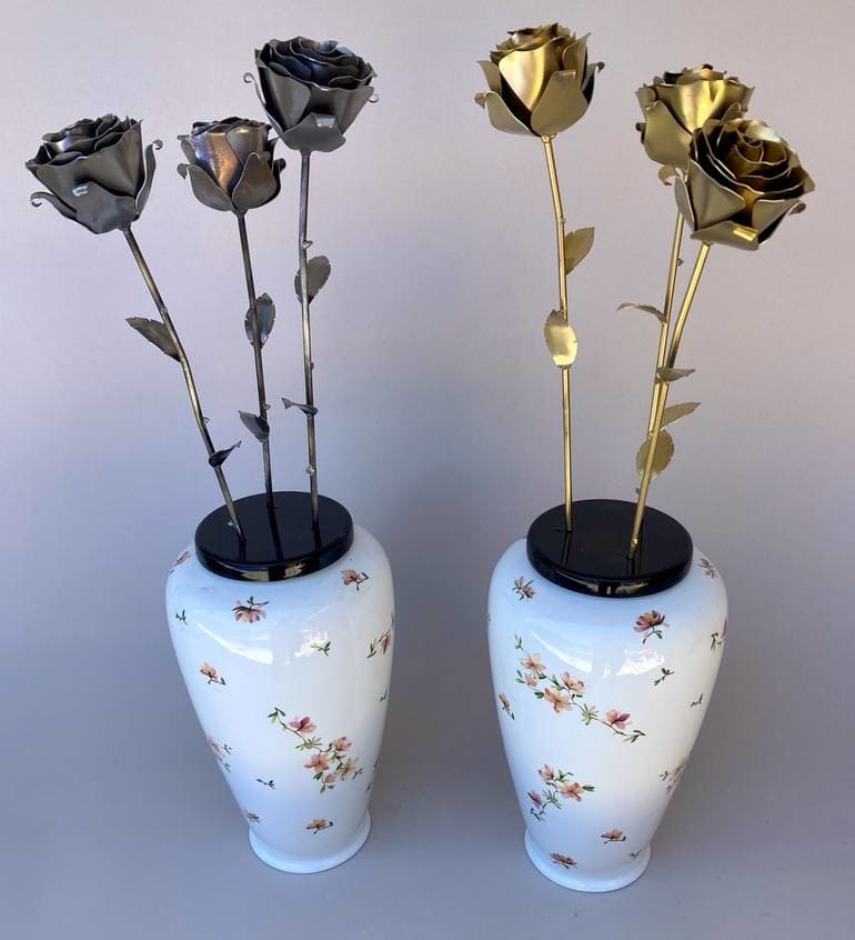 Vases with Flowers #7 by Joe Pinkelman 