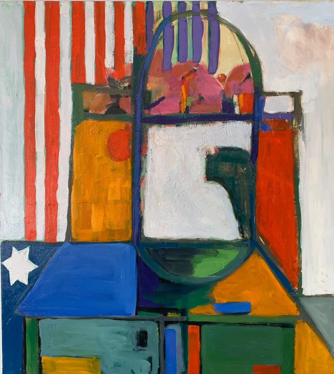 American Flag Abstract by Roger McErlane 