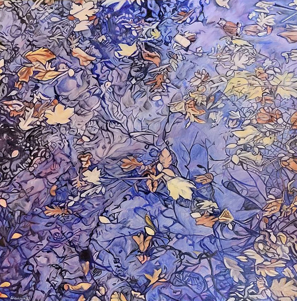 Lyric Leaves in Potomac by Gwendalin Aranya 