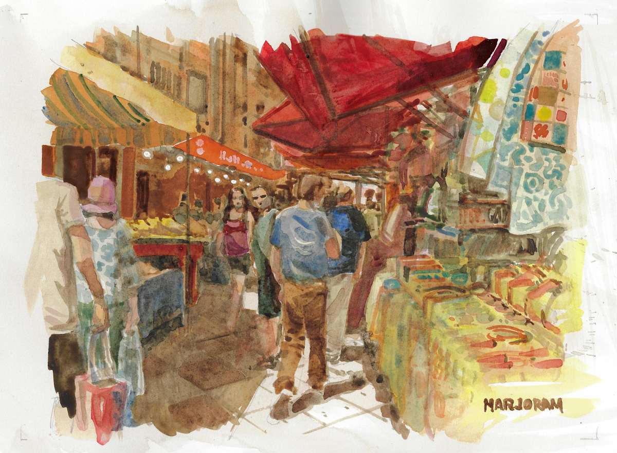 Ballaro' Market, Palermo by Ernie Marjoram 