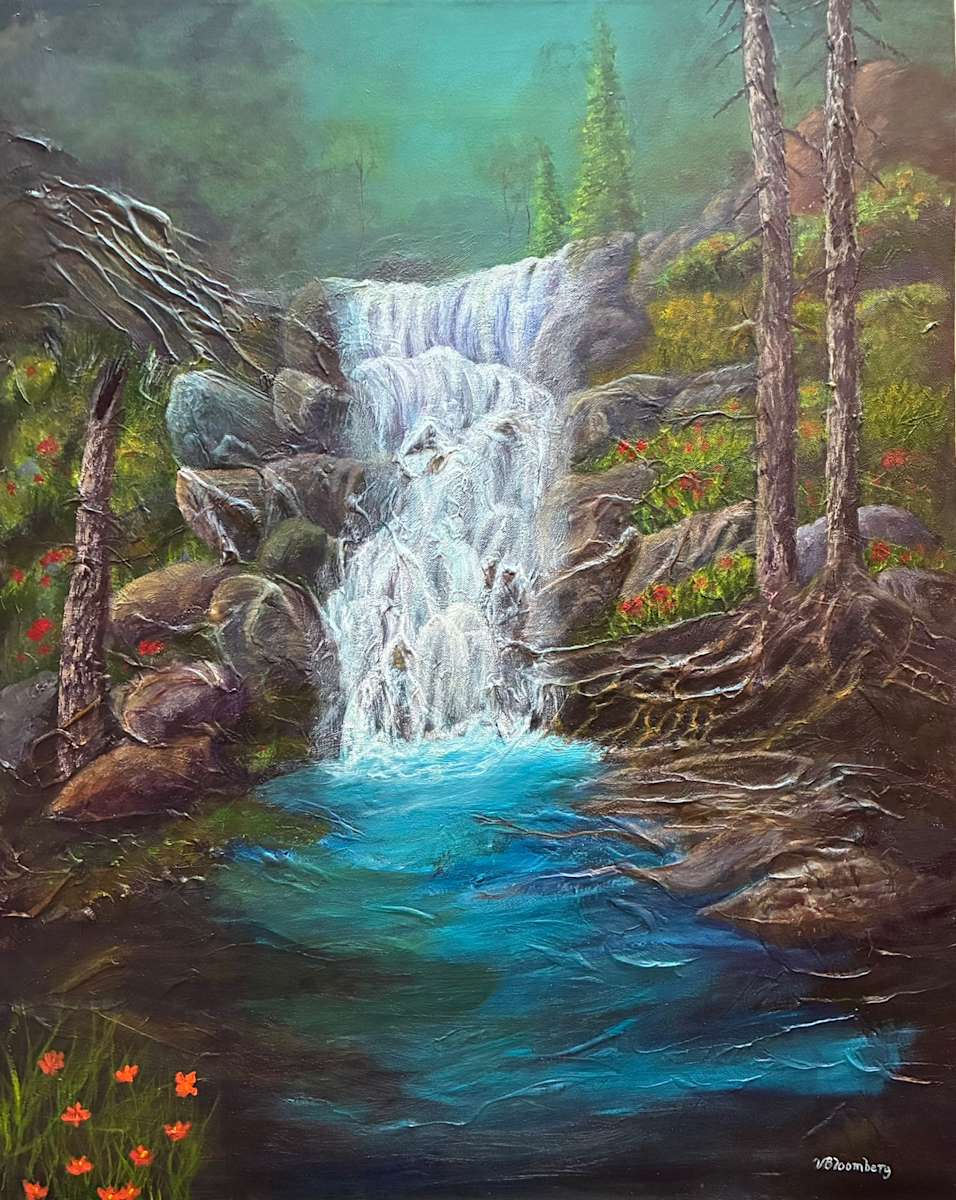 Cascading by Vivian Bloomberg, Image 1.