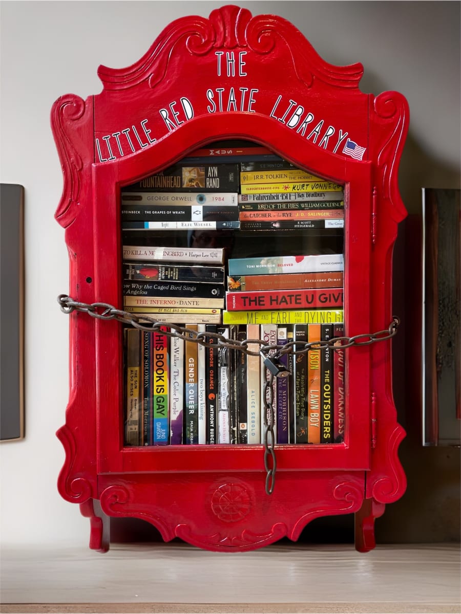 The Little Red State Library by The Qwiett 
