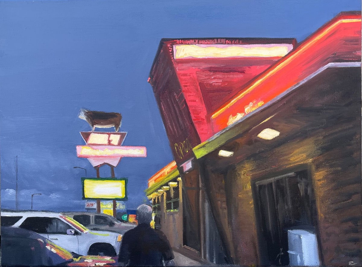 California Bound; Del's Restaurant, Route 66, Tucumcari, NM by Emily Wallerstein 