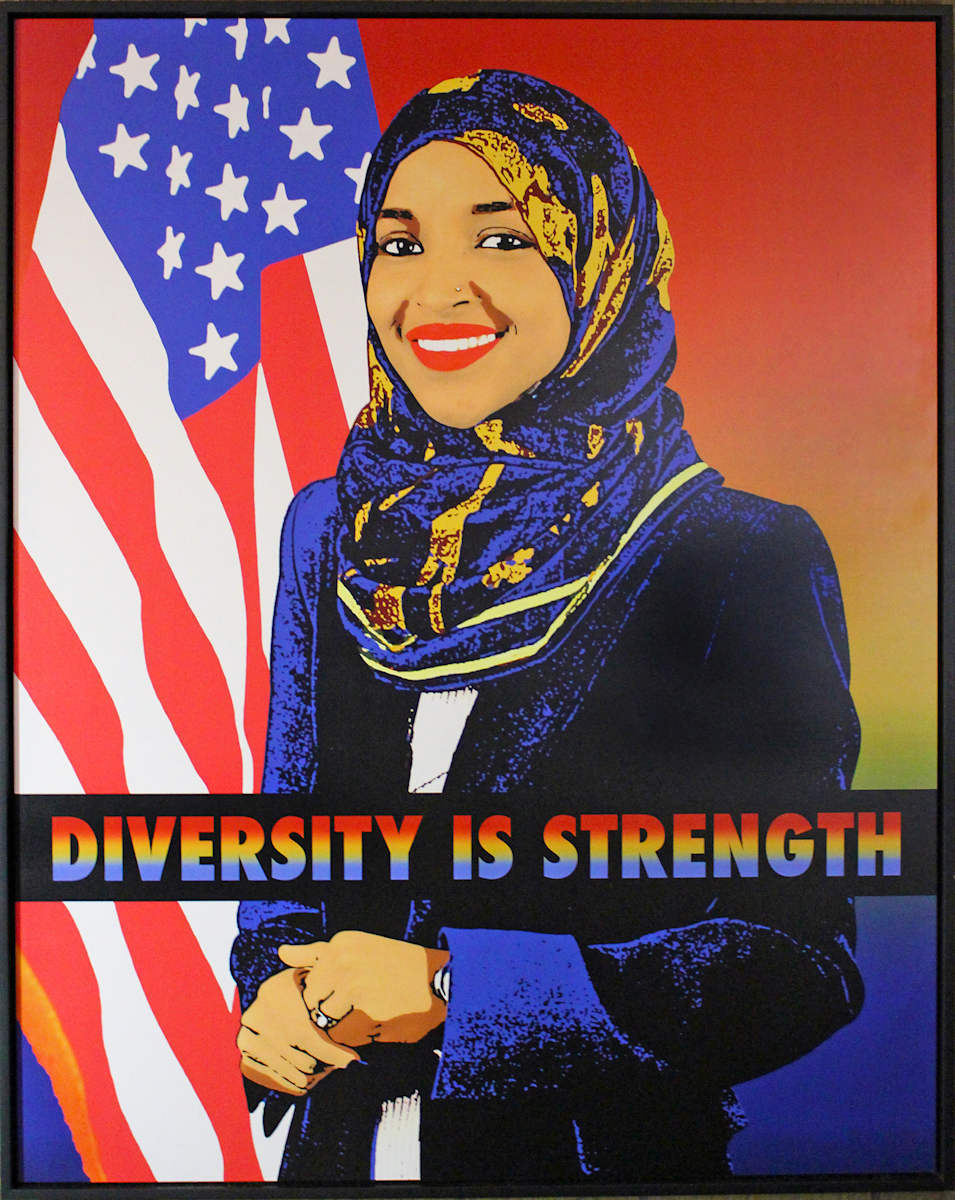 Ilham Omar by Karen Fiorito, Image 1.