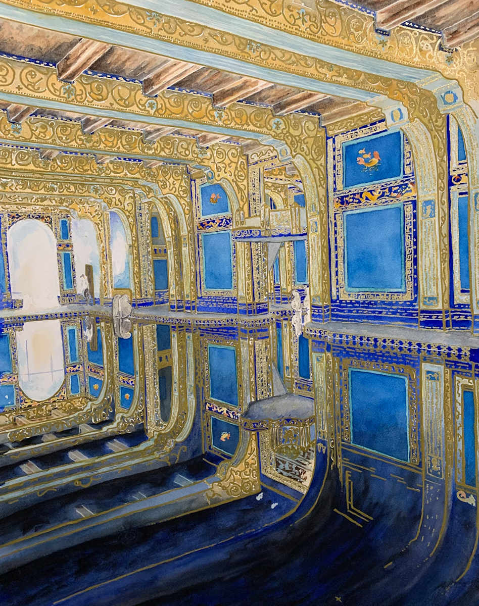 Roman Pool Hearst Castle by Nancy Fint, Image 7.