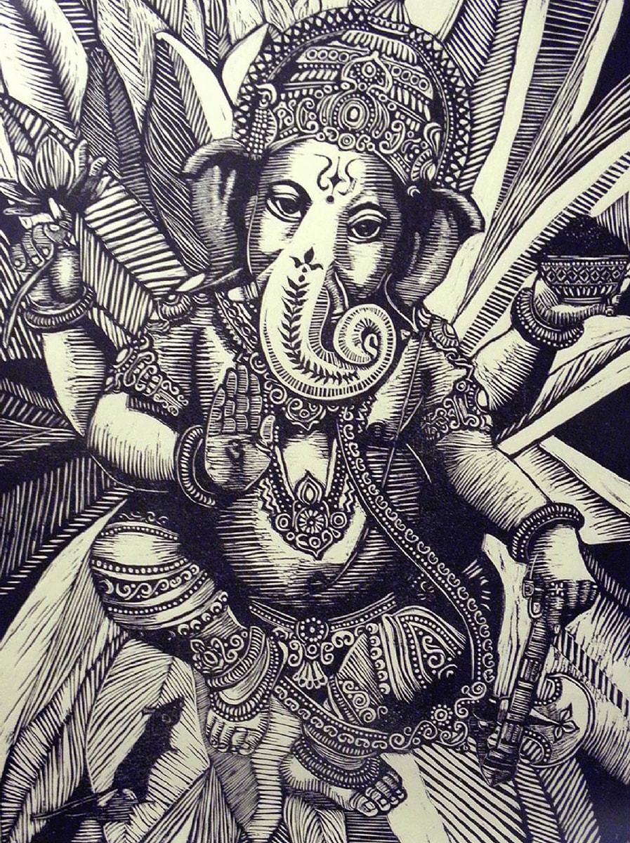 Ganesha by Karen Fiorito 