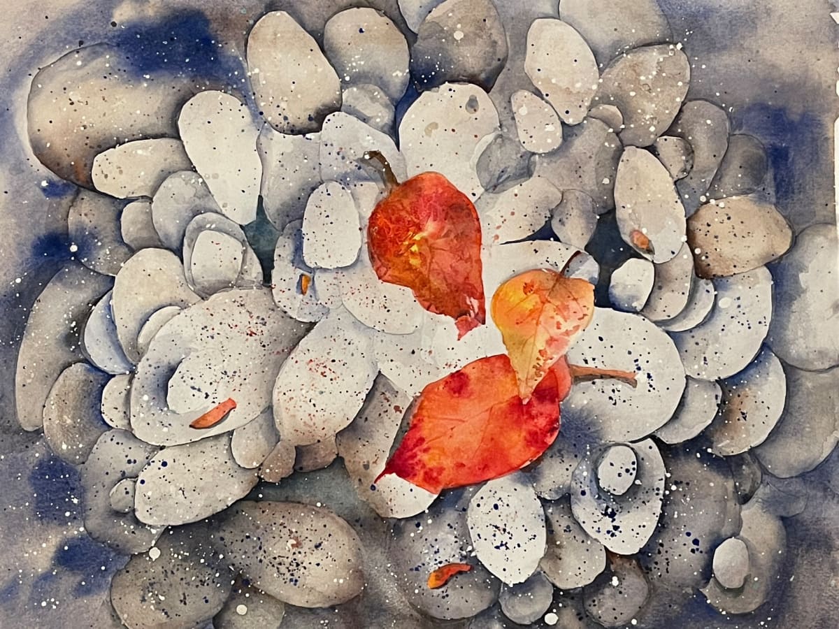 River Stones by Caren Gafni 