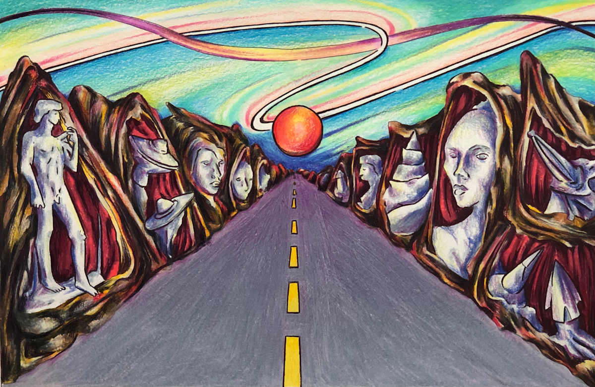 STONE HIGHWAY by The Mark William Bade Artwork Collection, Megan Badger 