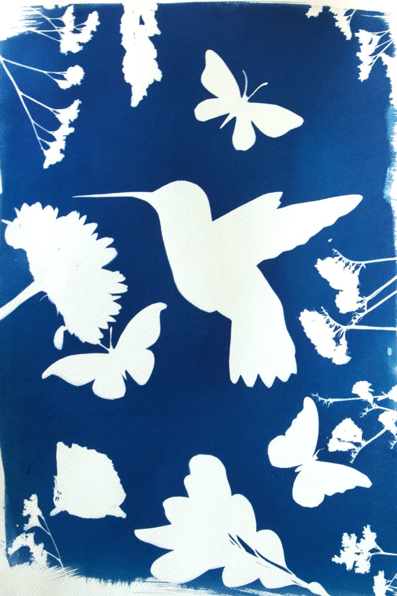 Hummingbird with Butterflies by Karen Fiorito, Image 1.