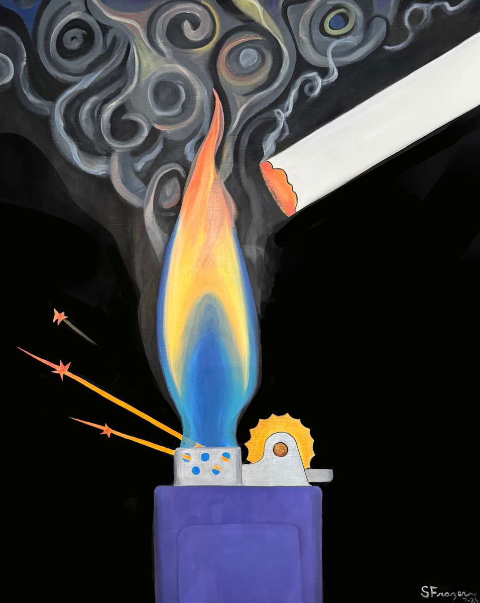 Purple Lighter by Spencer Frazer, Image 1.