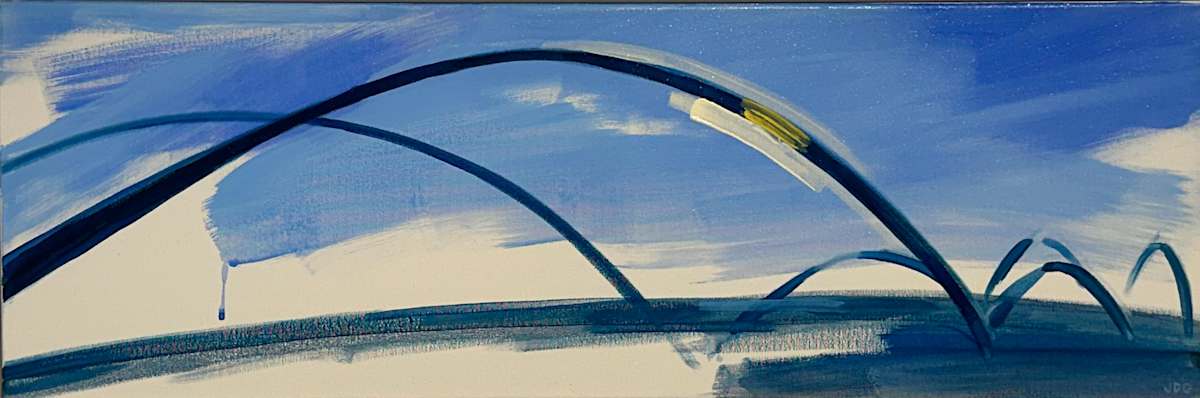 Untitled (Sixth Street Viaduct, Triple Loop) by Jackie Goldberg, Image 1.