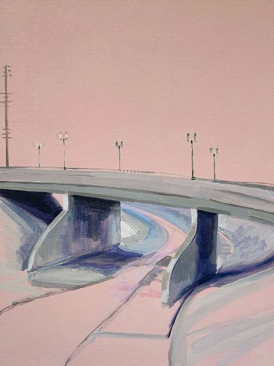 Pink Mason (Winnetka) by Jackie Goldberg, Image 1.