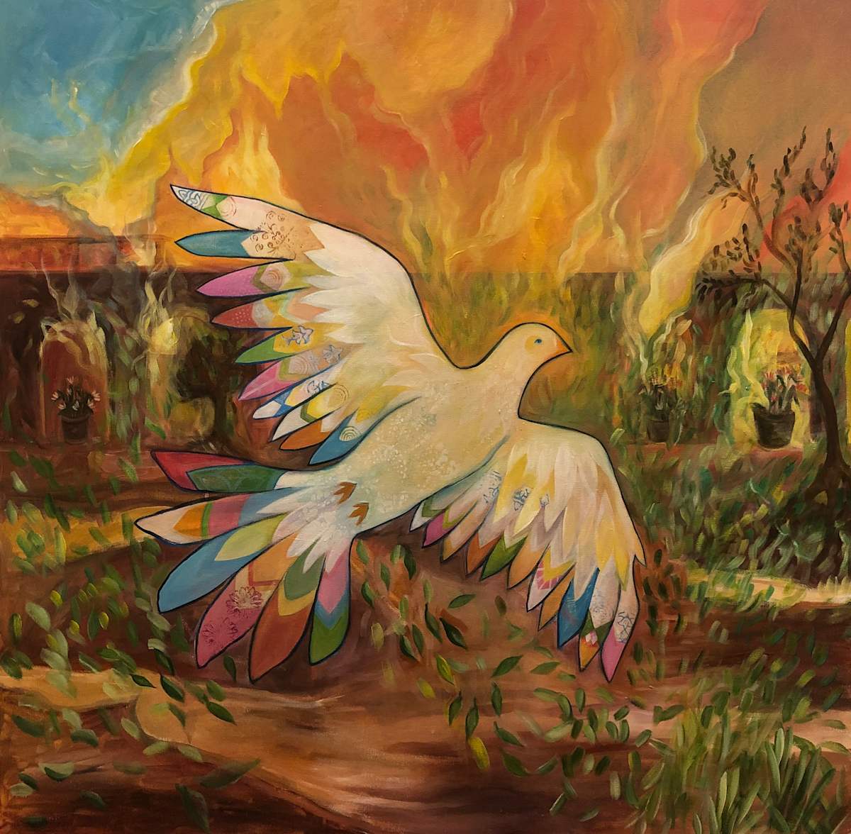 Peace Dove for Pasadena by Gina Leon-Gutiérrez, Image 1.