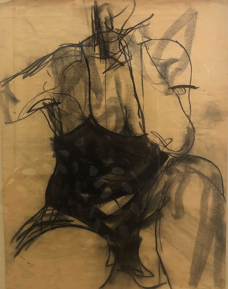 Seated Female by Emil Rutenberg 