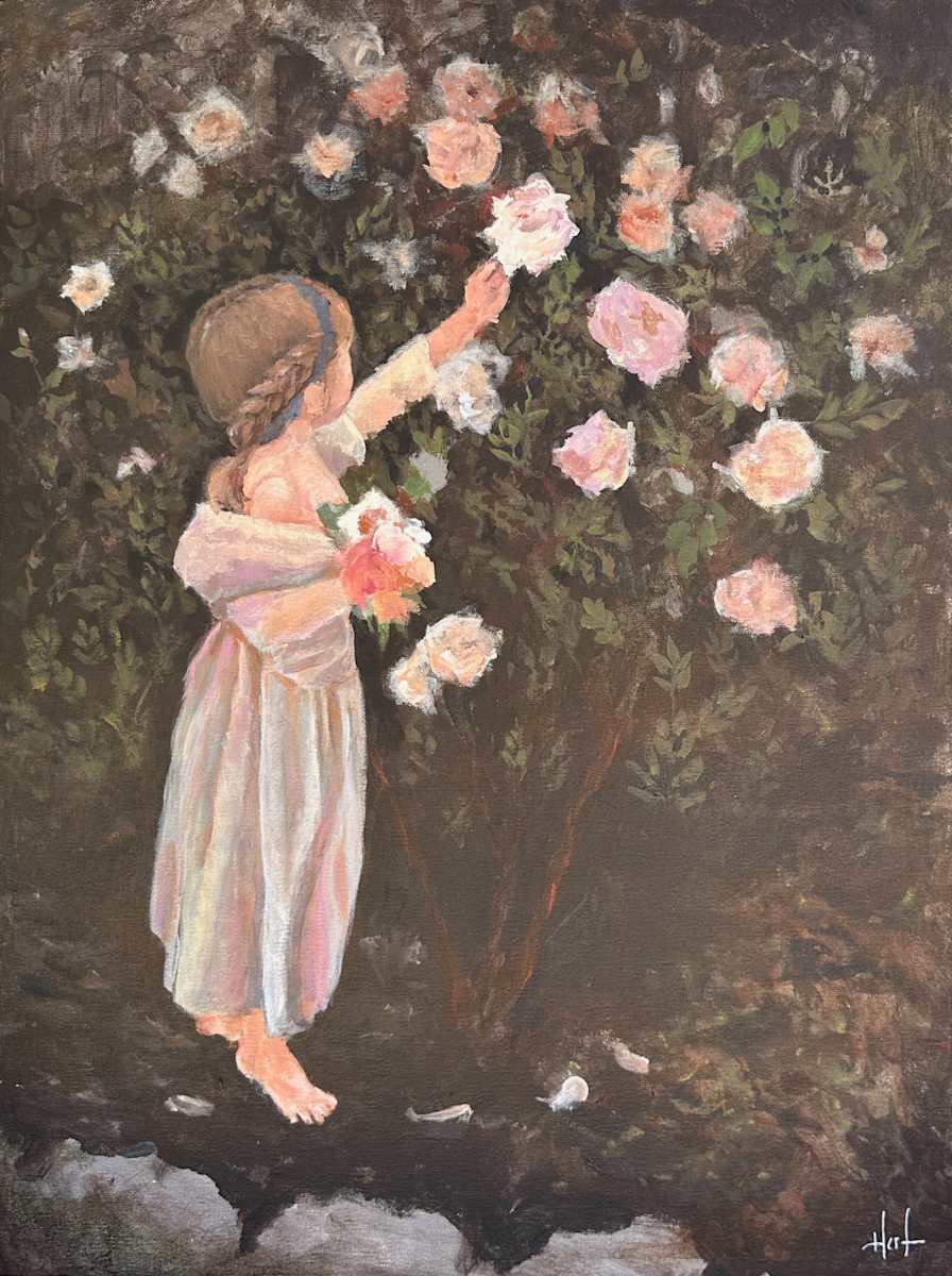 The Rose Garden by Lorna Herf 