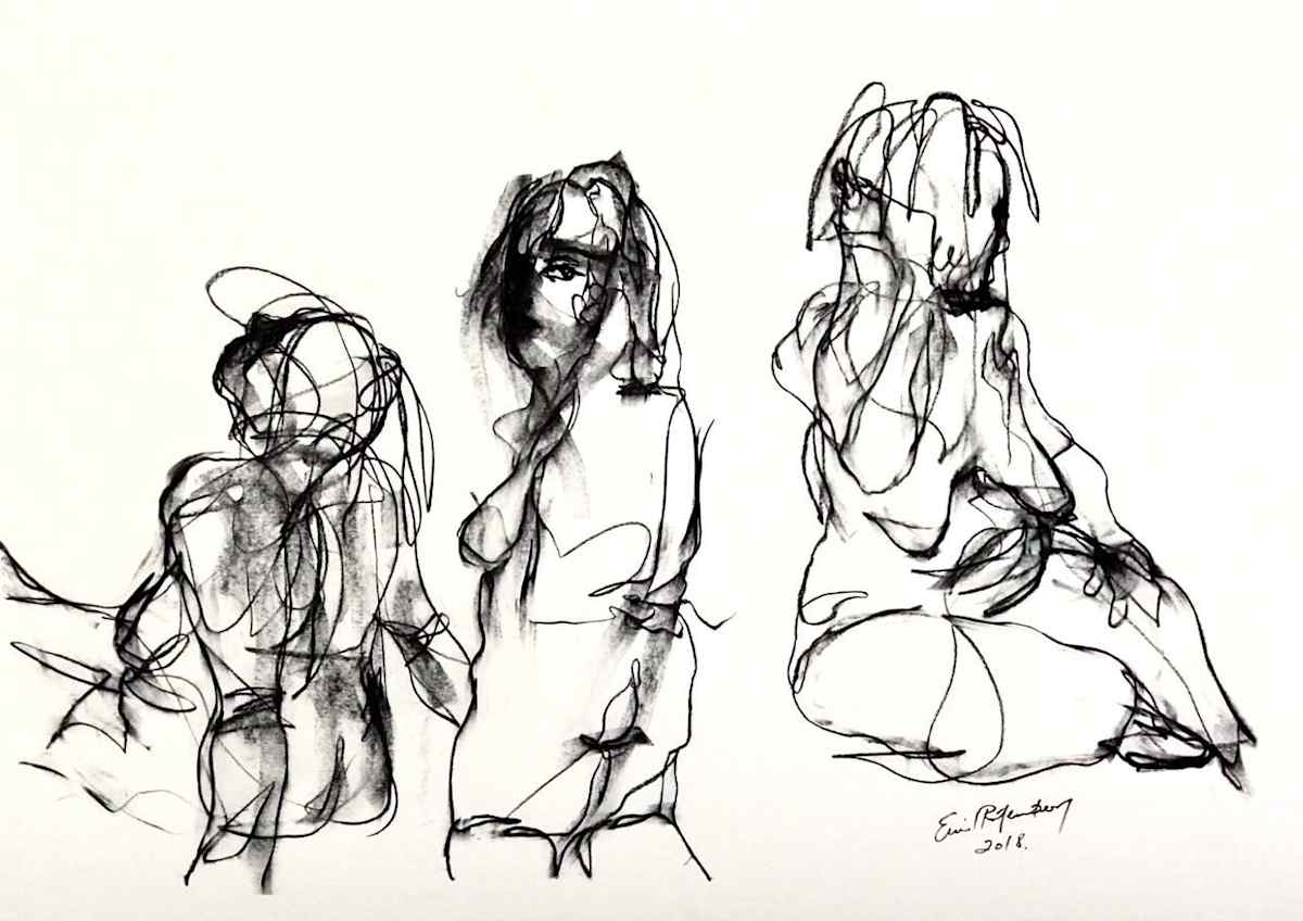 Figurative Sketch 01 by Emil Rutenberg 