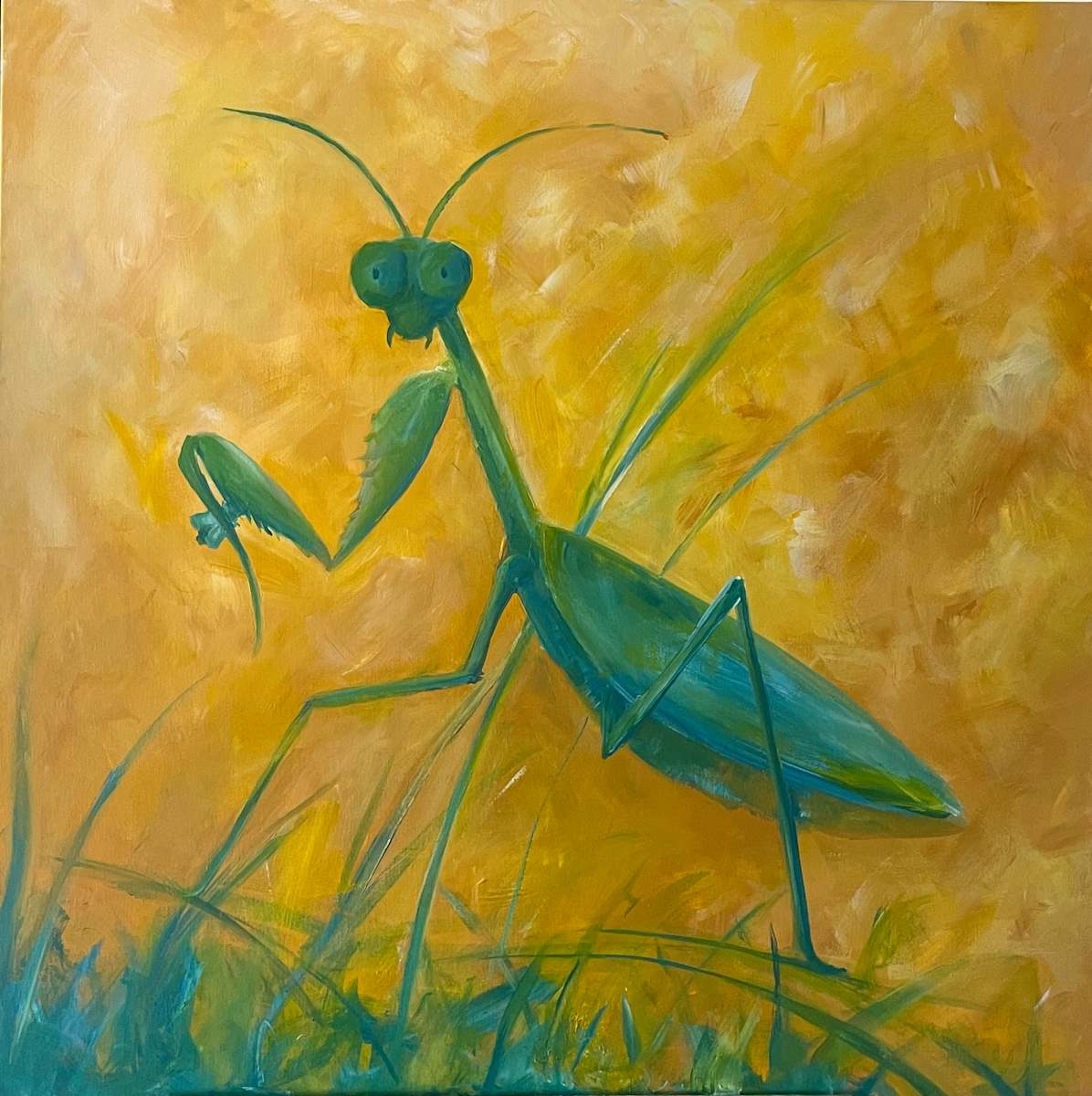 Parying Mantis and Fly by Eran Barnea 