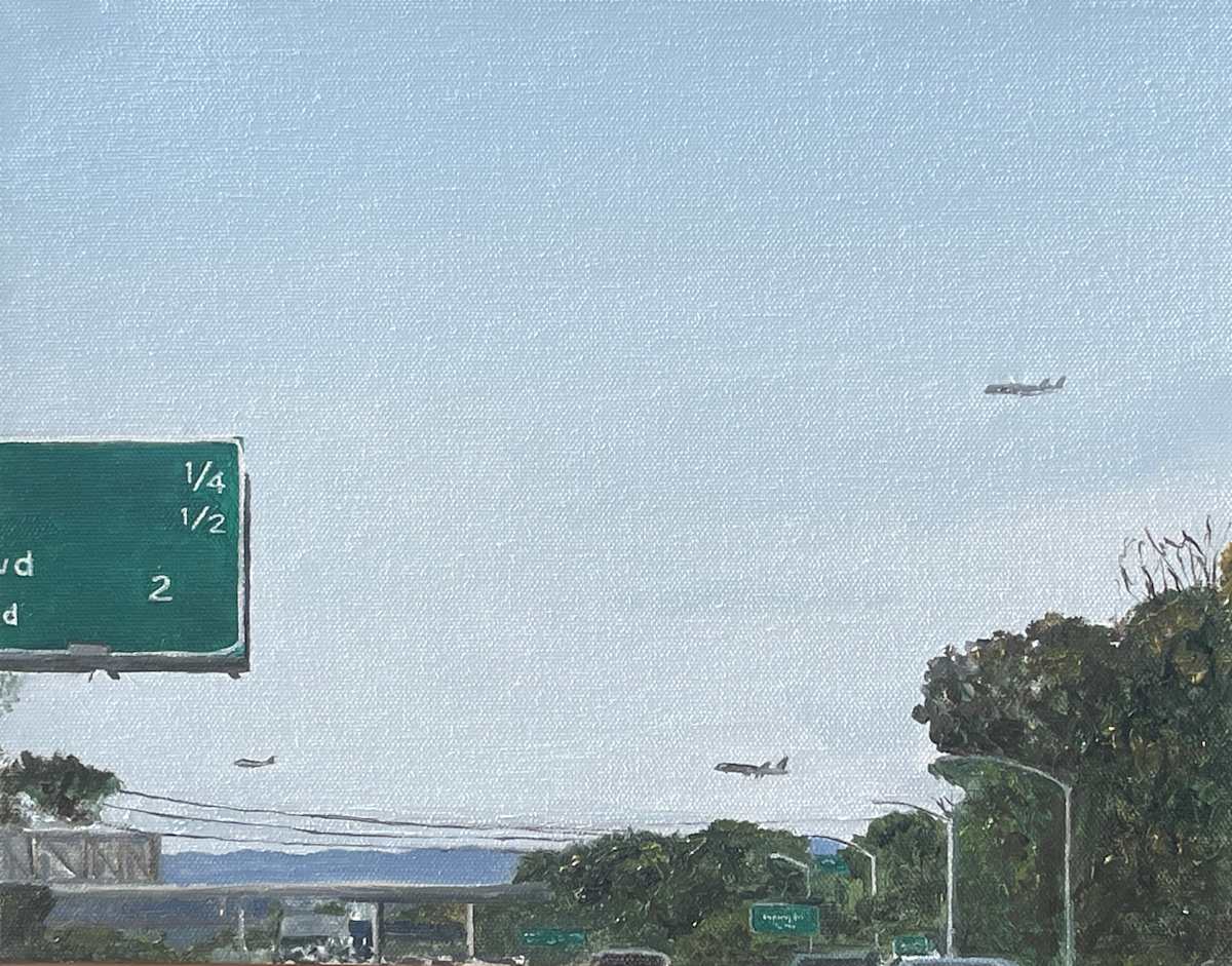 405 N; Planes Incoming by Emily Wallerstein 