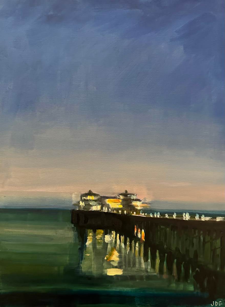 Malibu Pier by Jackie Goldberg, Image 1.