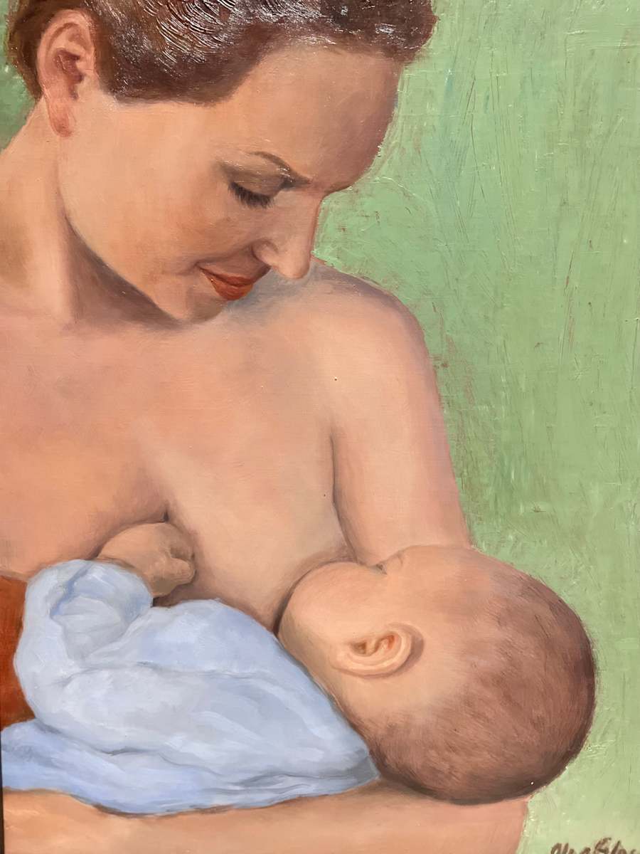 In Her Arms I Find Peace by Olga Glosman 
