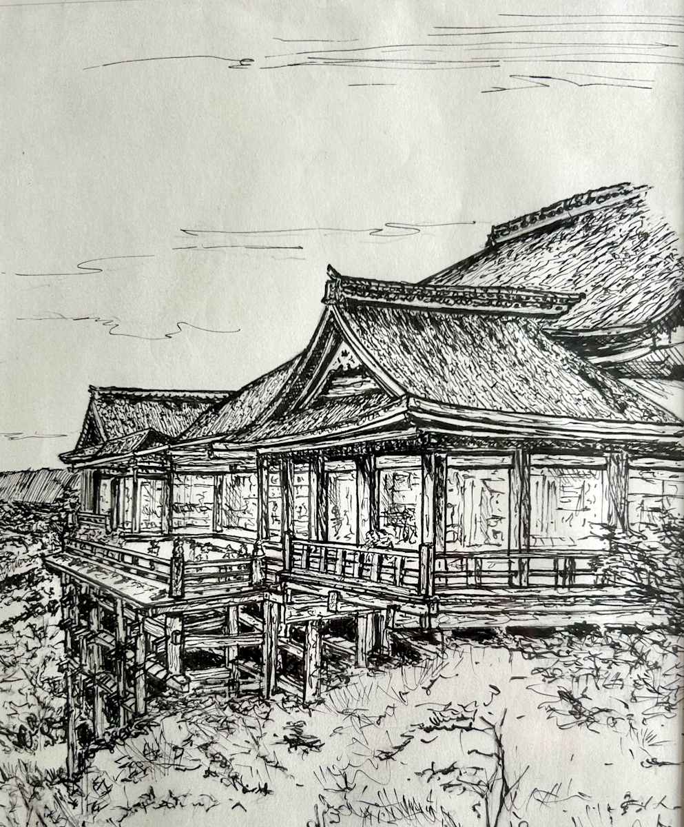 Kiyomizu-dera Temple, Kyoto by David Lang 
