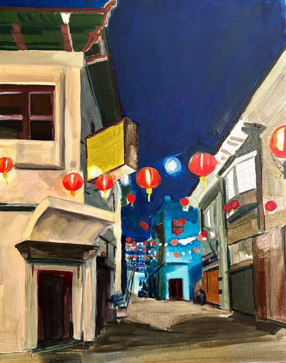 Chinatown with M (Chung King Road) by Jackie Goldberg 