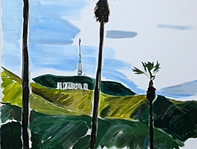 Hills from Santa Monica Blvd by Jackie Goldberg 