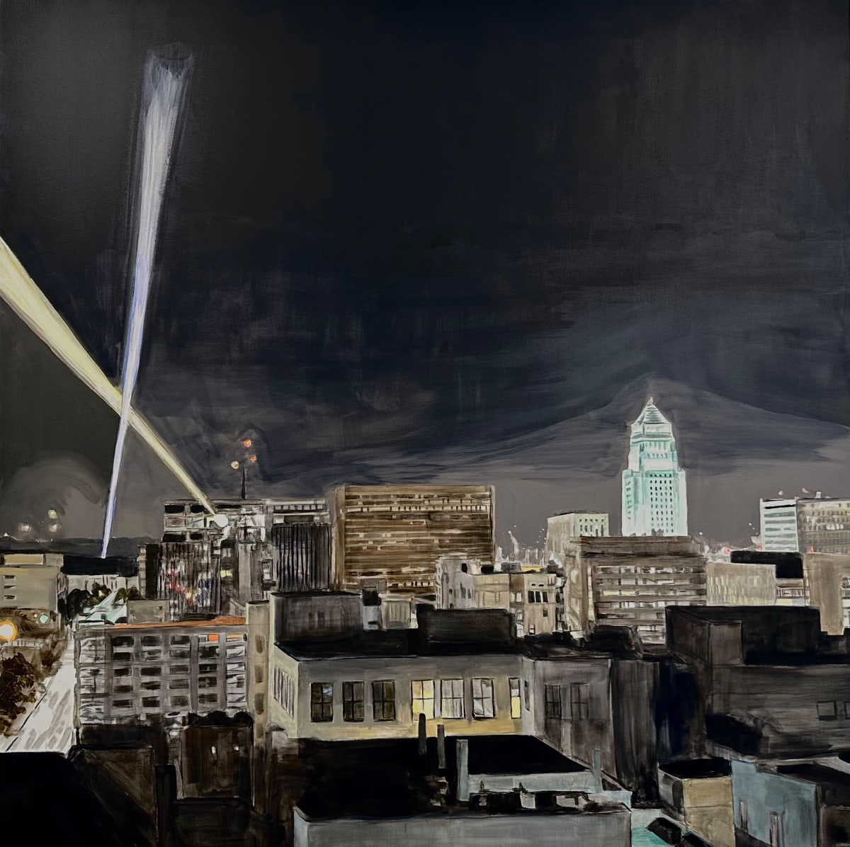 Downtown In Taupe by Jackie Goldberg, Image 1.