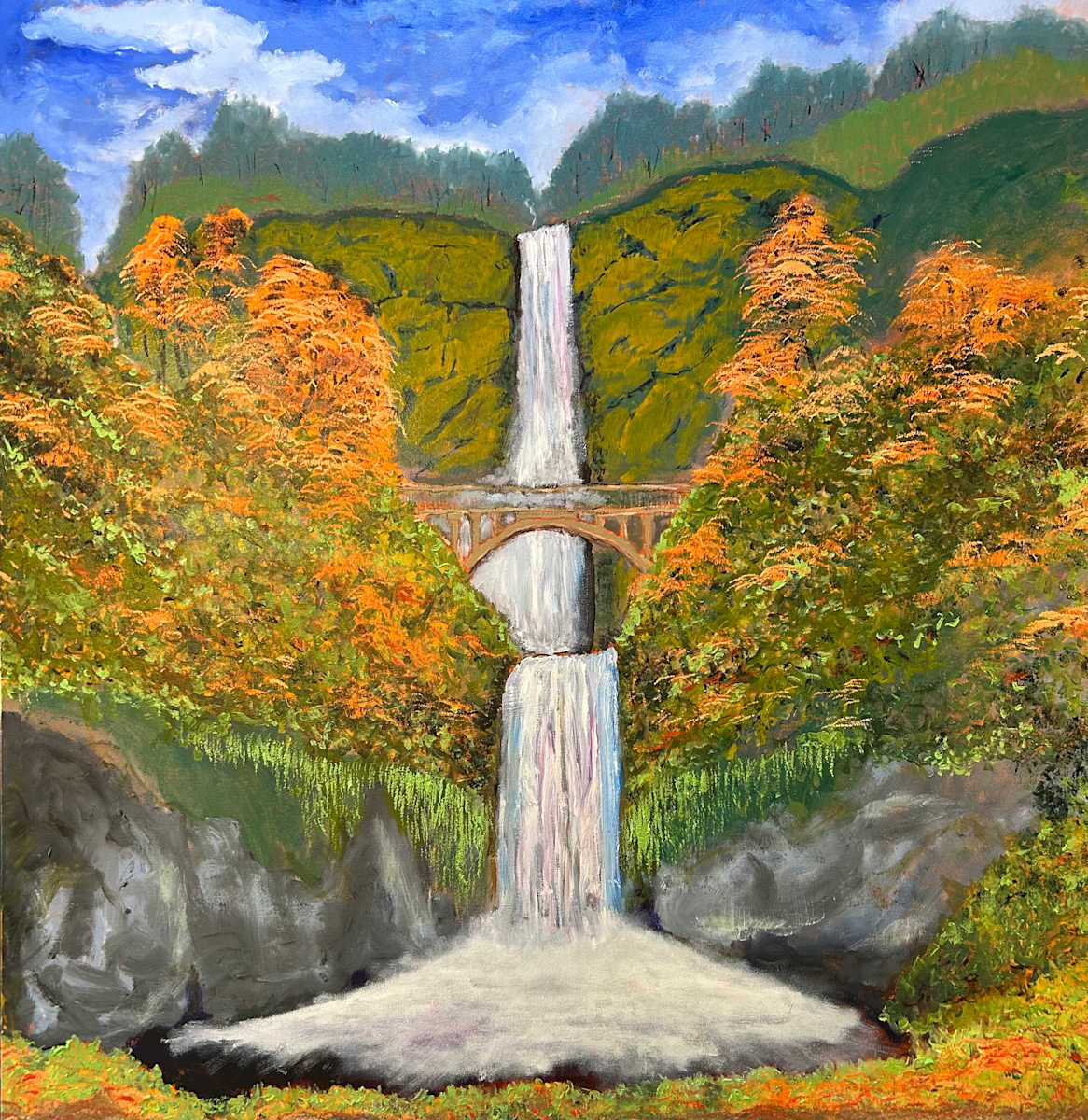 Multnomah Falls by David Lang, Image 1.