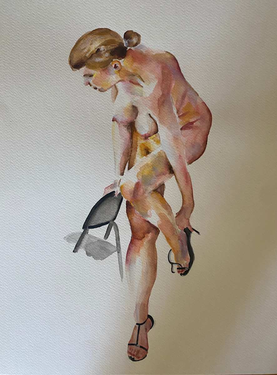 Black scrappy Shoes by Kathryn Pitt, Image 1.