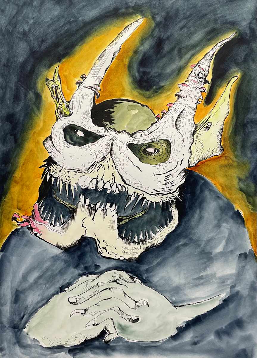 A BEAST FROM BEYOND by Matt McCartney, The Mark William Bade Artwork Collection 