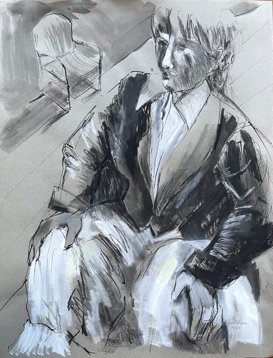 Contemplative Conductor by Elyse Wyman, Image 1.