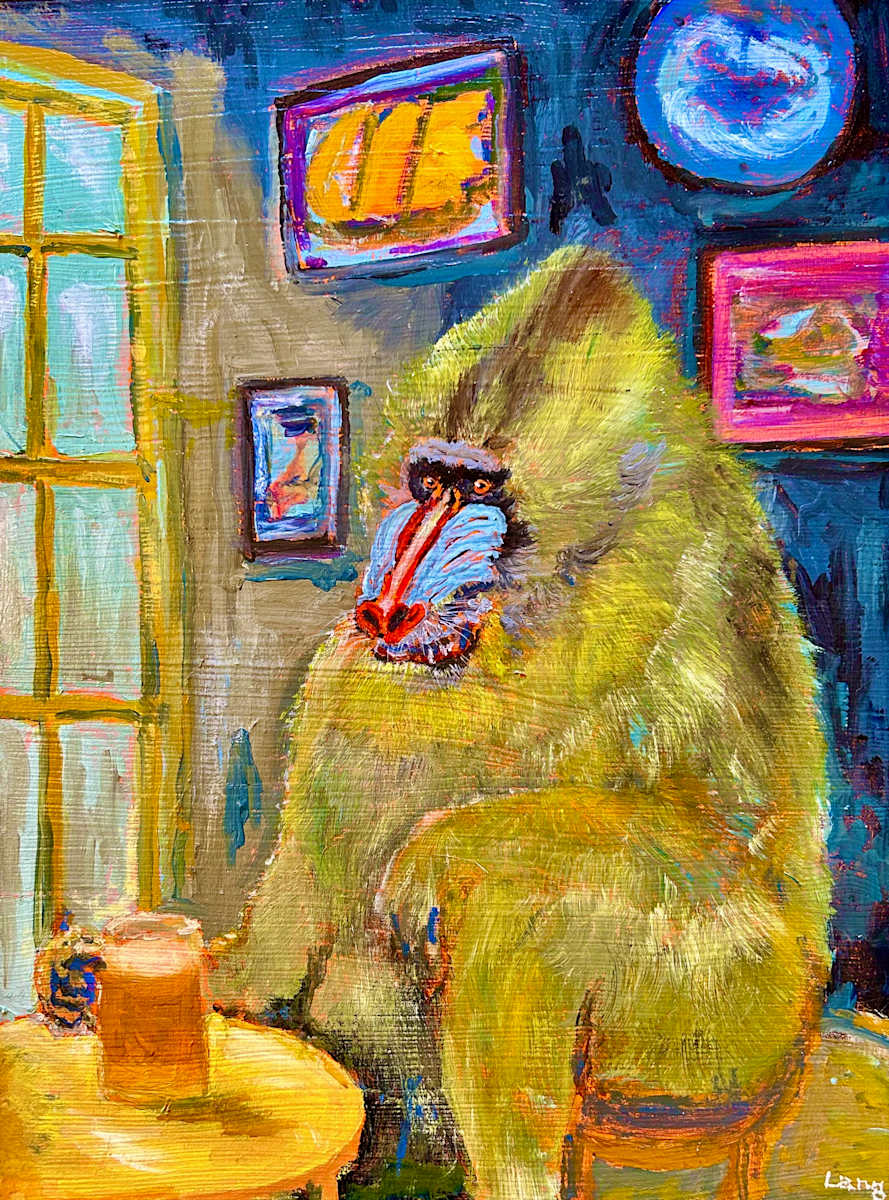 A Baboon In A Saloon by David Lang, Image 1.