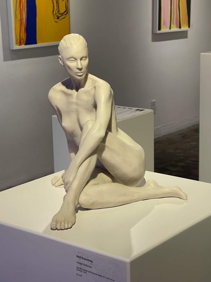 Seated Ballerina by Emil Rutenberg 