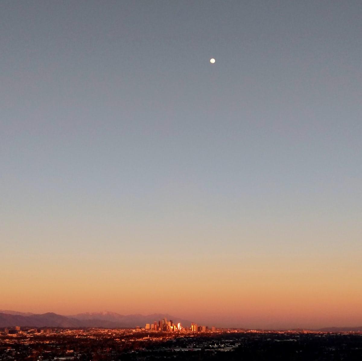 Los Angeles and The Moon by Jaime Coffey 