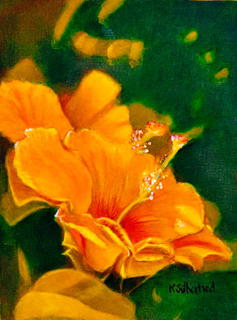 Hibiscus by Karen Sutherland by California Art League 