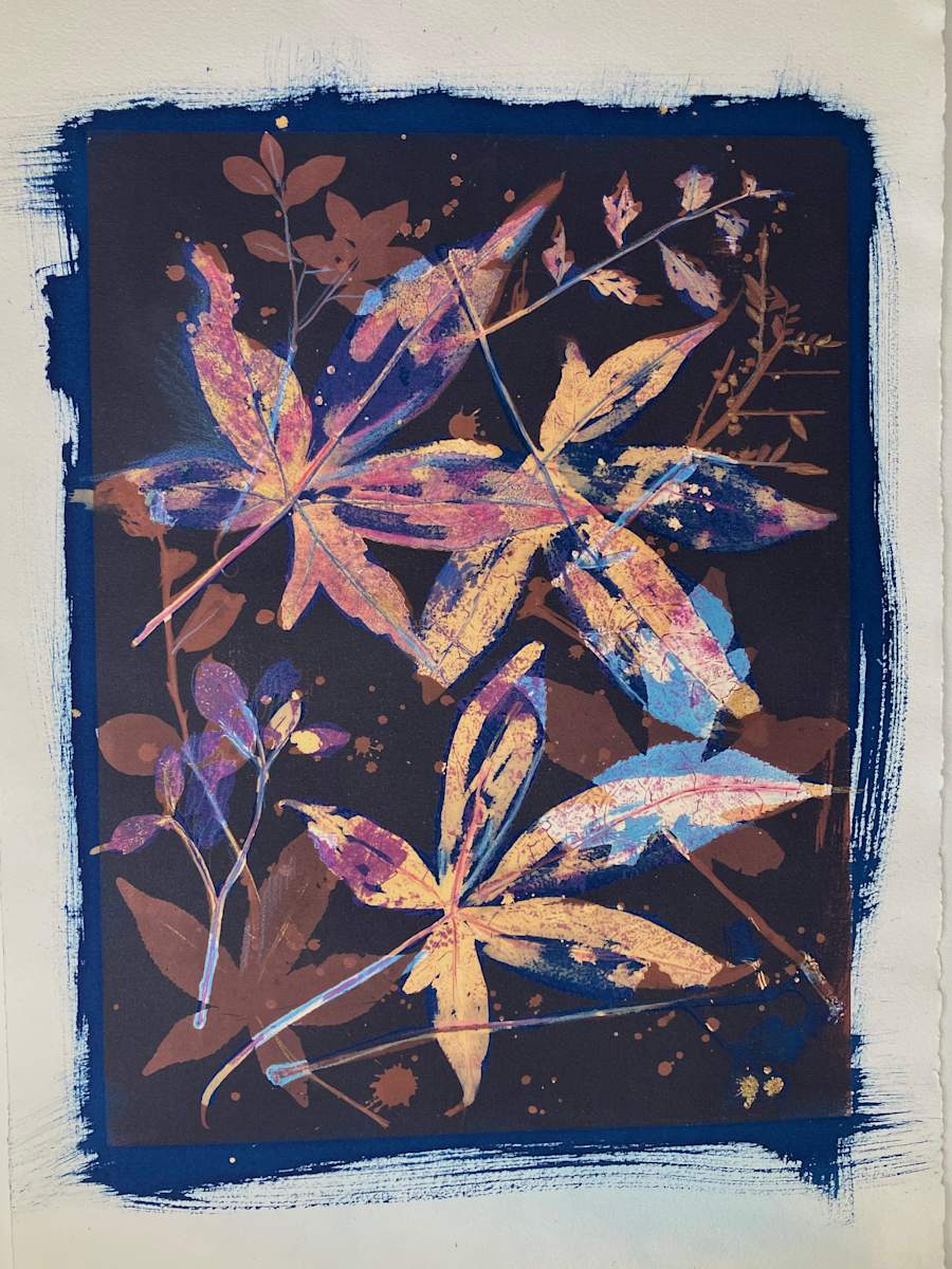 Maple Leaves by Rhonda Burton 