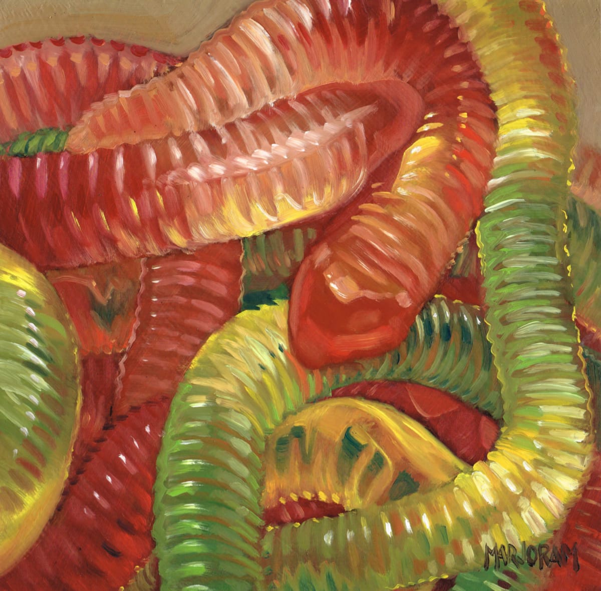 Gummi Worms by Ernie Marjoram 