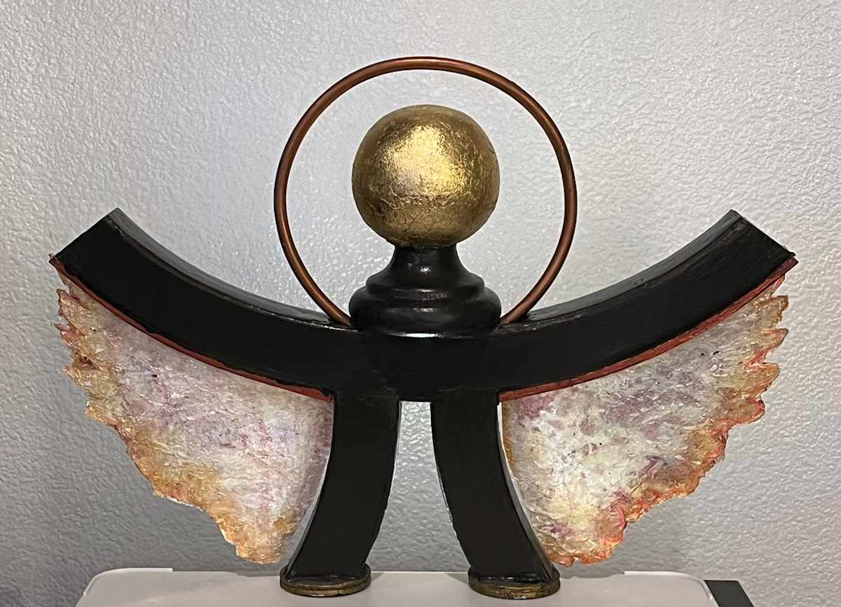 My Angel, Give Me Peace by Donna Geist Buch by Southern California Women's Caucus for Art SCWCA 