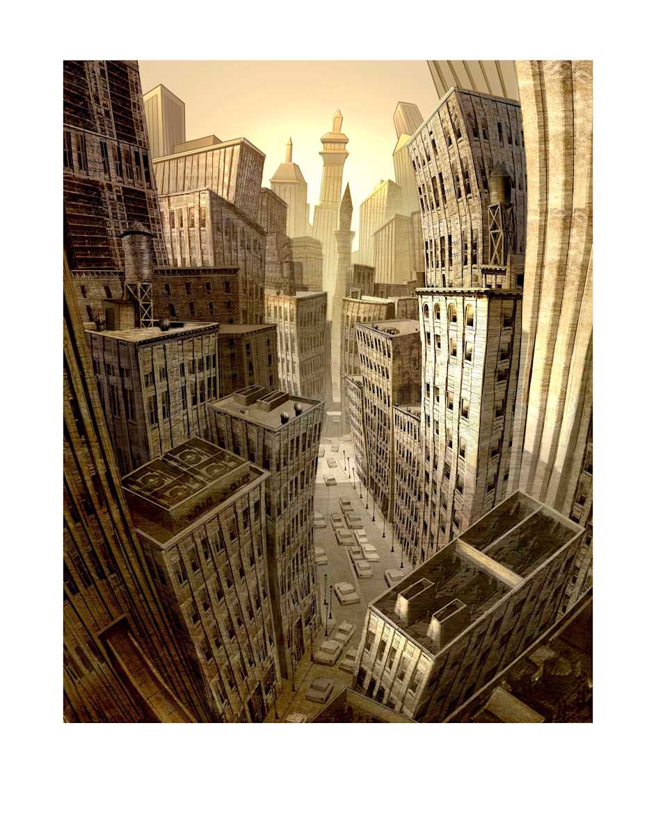 Downtown New York by Barry Jackson 